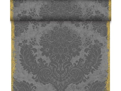 Dunicel® Tete-a-Tete 0,4 x 24 m Royal Granite Grey - šerpy Dunicel na slavnostní svatební stůl