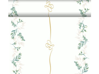 Dunicel® Tete-a-Tete 0,4 x 24 m Love Hearts - šerpy Dunicel na slavnostní svatební stůl