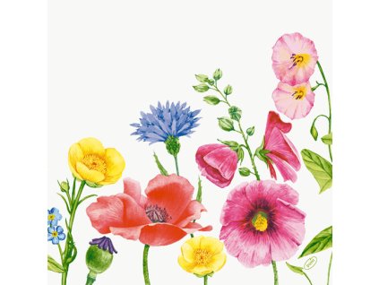 Ubrousky 60 ks Dunisoft® Bio 40 x 40 cm Flowy Meadow