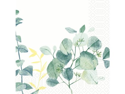 Papírové ubrousky Duni 50 ks 33 cm x 33 cm Spire - třívrstvé ubrousky na slavnostní svatební tabuli