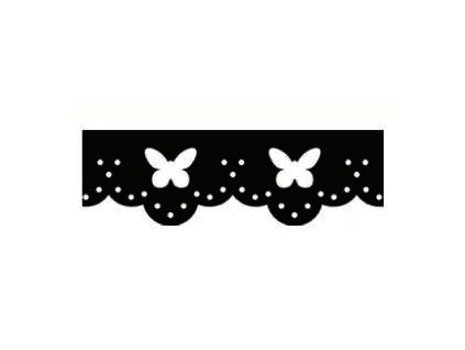 Velká děrovačka na okraje papíru Motýlci - ozdobné raznice na svatební oznámení, jmenovky