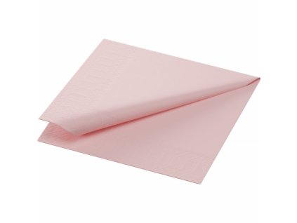 Papírový ubrousek Duni 33 cm x 33 cm Mellow rose 20 ks - třívrstvé ubrousky na slavnostní svatební tabuli