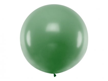Svatební balón tmavě zelený  1 m - obří nafukovací balón