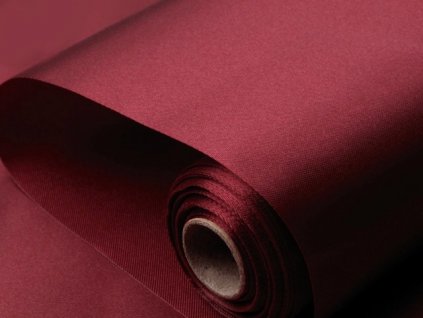 Satén 36 cm x 9 m burgundy - bordo šerpa na slavnostní svatební stůl