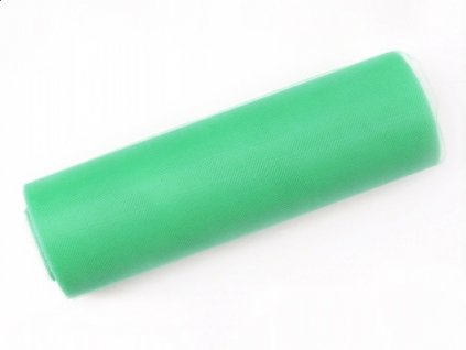 Partydeco tyl 15 cm x 9 m mátově zelený - aranžérský materiál na svatební výzdoby