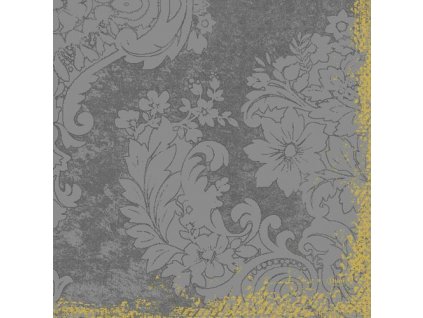 Ubrousek Dunisoft Bio Royal grey 40 cm x 40 cm 12 ks - ubrousky na slavnostní svatební tabuli