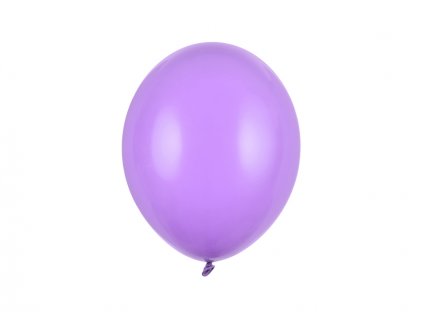 Balónek světle fialový pastelový  27 cm 10 ks - světle fialové nafukovací pastelové balónky na svatbu, party, oslavy