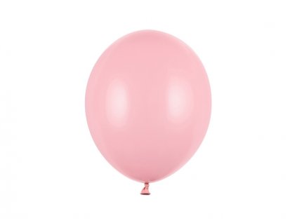 Balónek sweet světle růžový pastelový  27 cm 100 ks - světle růžové nafukovací pastelové balónky na svatbu, party, oslavy