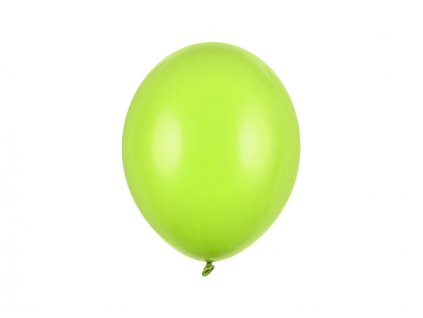 Balónek světle zelený pastelový  27 cm 100 ks - světle zelené nafukovací pastelové balónky na svatbu, party, oslavy