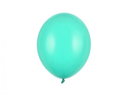 Balónek mátový pastelový  27 cm 100 ks - mint nafukovací pastelové balónky na svatbu, party, oslavy