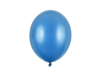 Balónek tyrkysově modrý metalický  27 cm 100 ks - nafukovací metalické svatební balónky na party, oslavu, svatbu