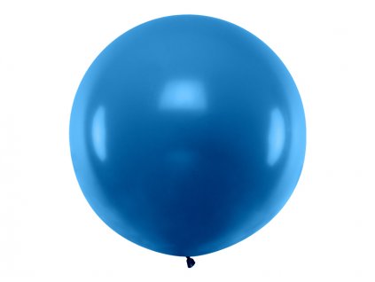 Svatební balónek tmavě modrý  1 m - obří nafukovací balón