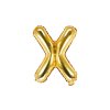 Fóliový balónek písmeno X zlaté
