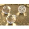 Krystalová koule závěsná 41 mm čirá 5 ks - k výrobě závěsných svatebních dekorací