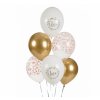 Balónky Love mix zlatý  30 cm 6 ks
