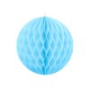 Honeycomb koule světle tyrkysově modrá 30 cm - Svatební papírové koule k dekoraci