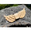 Motýlek Wings Wood 12 x 5 cm 3D tisk - příměs dřevo