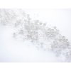 Perličky na silikonu bílé 1,3 m 5 ks - perličková girlanda na svatební výzdobu