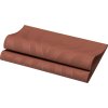 Ubrousky 40 ks Duni Elegance® Lily 40 x 40 cm hnědé - hnědé ubrousky na slavnostní svatební tabuli