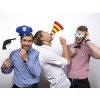 Partydeco rekvizity na focení Policajti - rekvizity do fotobudky