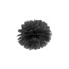 Pom-poms černý 25 cm 1 ks - dekorace pom-pomy svatební výzdoba sálu