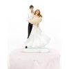 Svatební figurka Ženich a nevěsta s miminkem v náruči