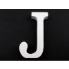 Malé dřevěné písmeno J - svatební písmena