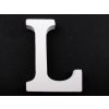Malé dřevěné písmeno L - svatební písmena