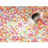 Partydeco push pop konfety mix barev - vystřelovací konfetky