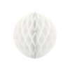 Honeycomb koule bílá 40 cm - Svatební papírové koule k dekoraci