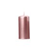 Svíčka válec růžovozlatá 60mm x 120 mm - svíčky na slavnostní svatební stůl