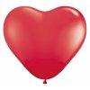 Balónek vínově červené srdce - svatební vínově červené balónky ve tvaru srdce