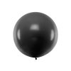 Svatební balón černý  1 m - obří nafukovací balón