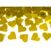 Partydeco svatební vystřelovací konfety srdíčka zlatá 60 cm