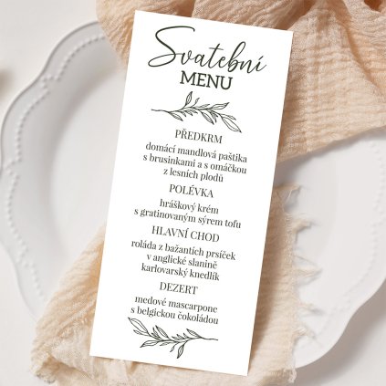 Svatební menu No. 53