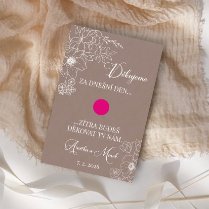 Kartička na ibalgin No. 15 (Papír Strukturovaný papír 300 g/m²)