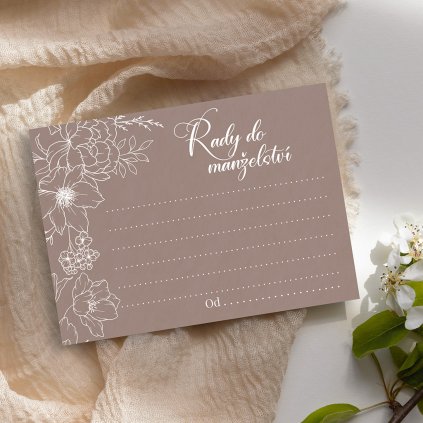 Rady do manželství No. 15 (Papír Strukturovaný papír 300 g/m²)