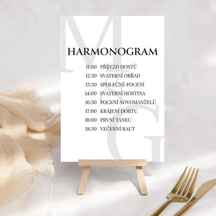 Harmonogram svatebního dne No. 32