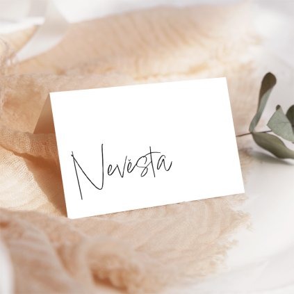 Jmenovky ke svatebnímu stolu No. 20