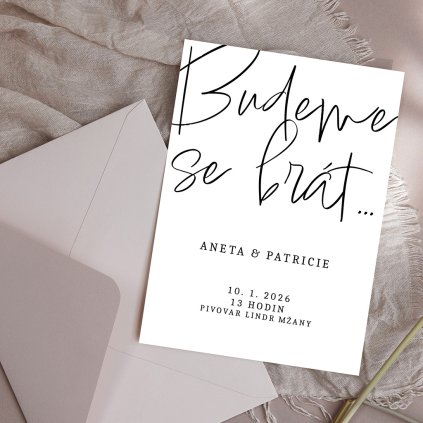 Svatební oznámení No. 20