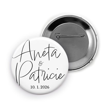 Svatební placka No. 20