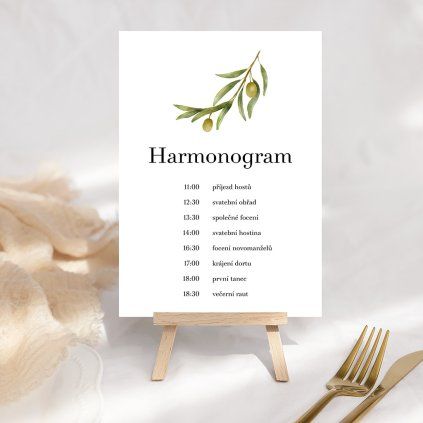 Harmonogram svatebního dne No. 62