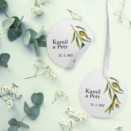 Visačka a nálepka No. 62