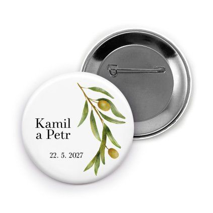 Svatební placka No. 62