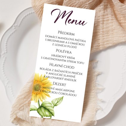 Svatební menu No. 14