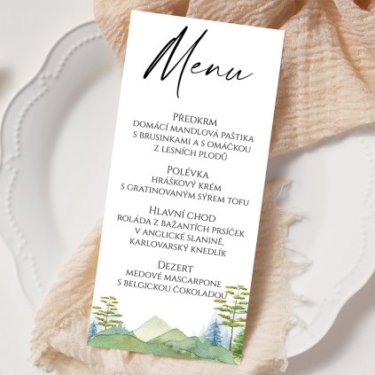 Svatební menu No. 45