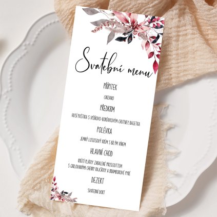 Svatební menu No. 49