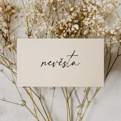 Svatební jmenovka #6  Doplněk pro svatební tabuli.