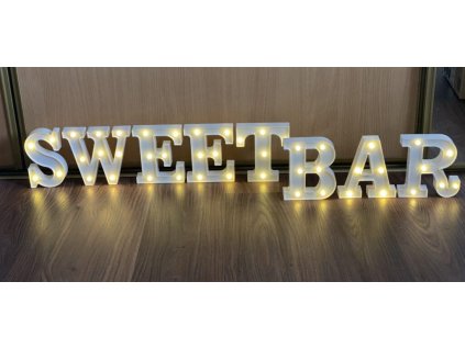 Světelný napis Sweet bar/ sladký bar
