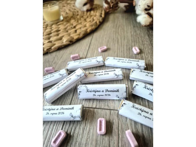 Svatební bonbónky (lipo) - bílý design